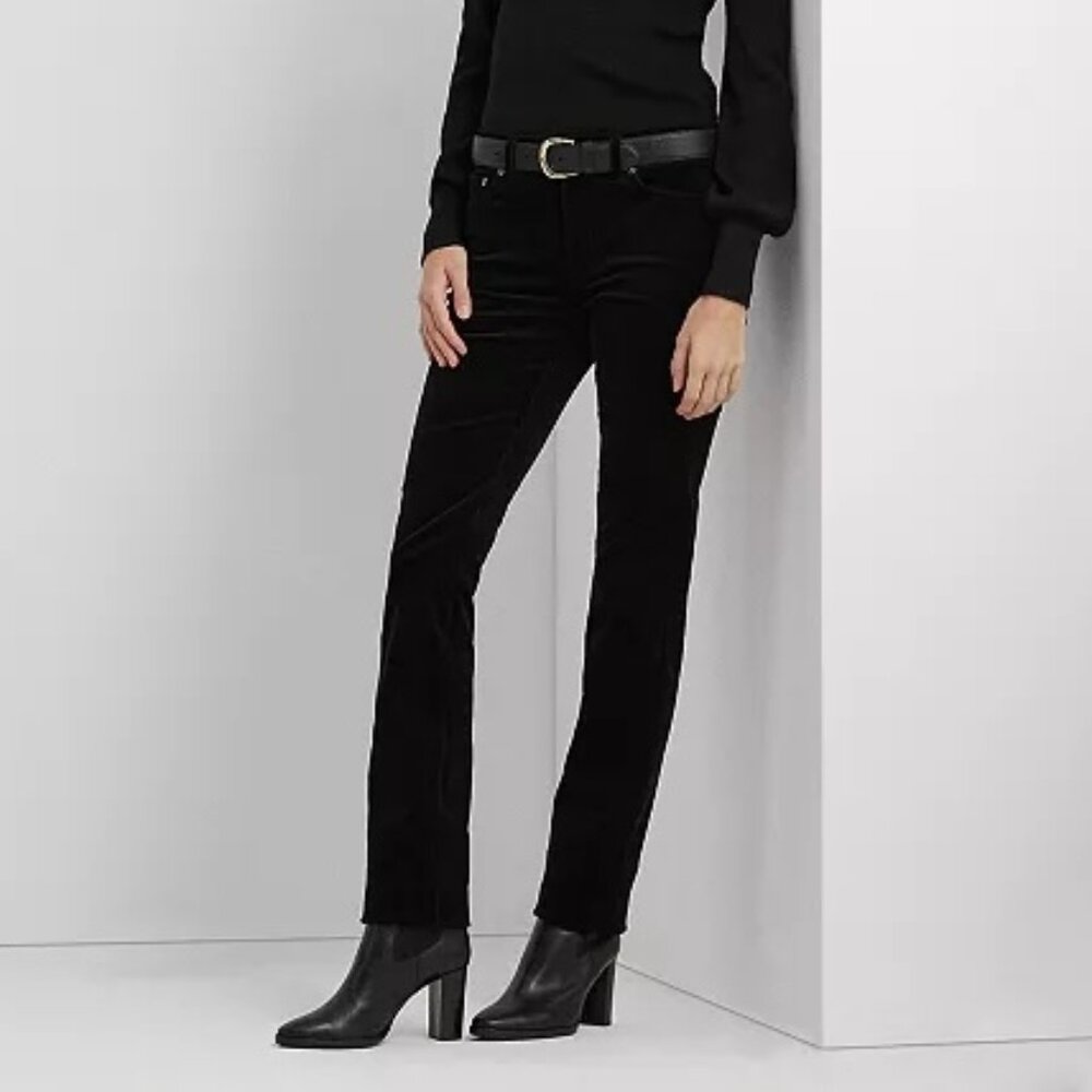 Ralph Lauren Stretch Corduroy Modern Straight Pants